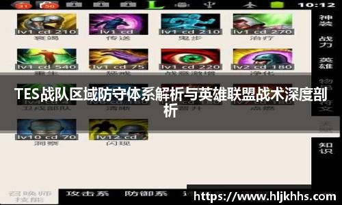 TES战队区域防守体系解析与英雄联盟战术深度剖析